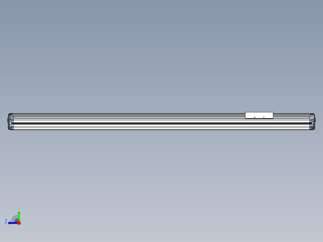 Toyo东佑达直线模组-ETH17-1250-M-煞車-組合右视图
