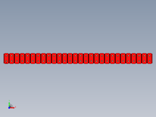 彩色公头100mil（2.54mm）系列-DS1021_red_2x28p_100mil_Type43_rev1.0前视缩略图