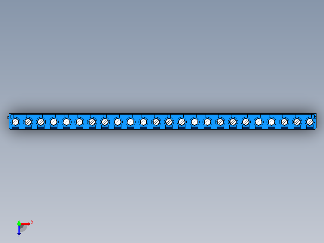 DEGSON DG365 系列 7.5mm 接线端子-DG365-7.5-24P-12-00AH俯视图