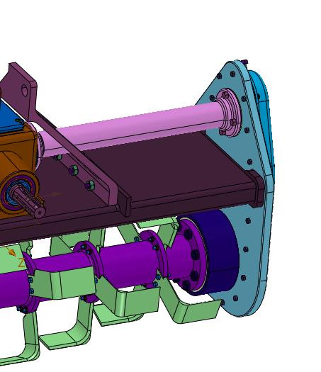 牵引式单轴土地旋耕松土机