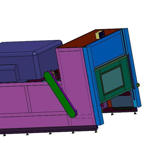 物料放置在传送带干燥机