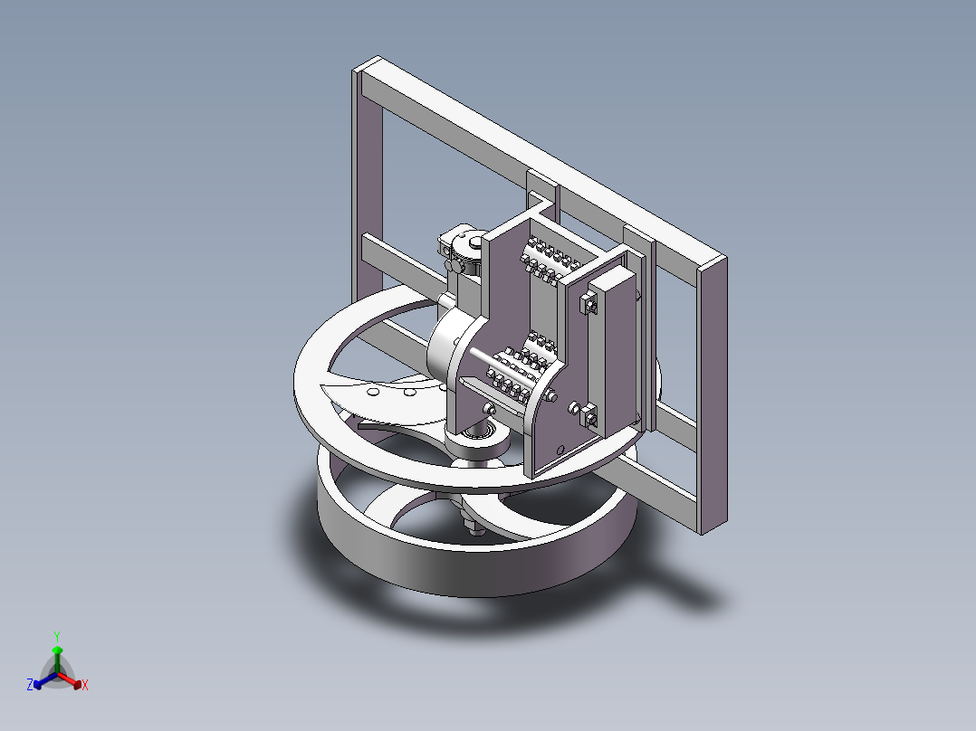 割草机正等轴测图