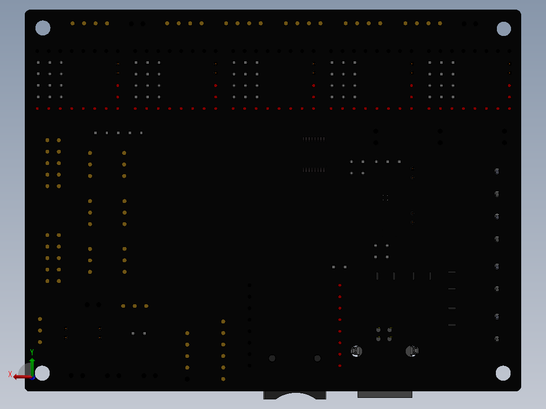 TMC2208 TMC2209开发板后视图