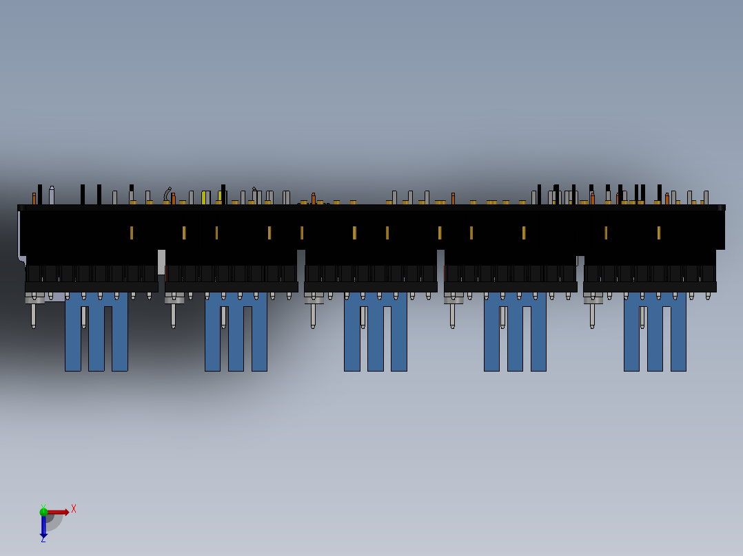 TMC2208 TMC2209开发板俯视图