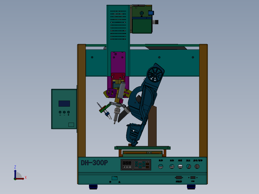 三轴焊接机300前视图
