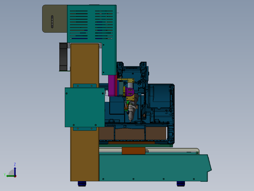 三轴焊接机300左视图