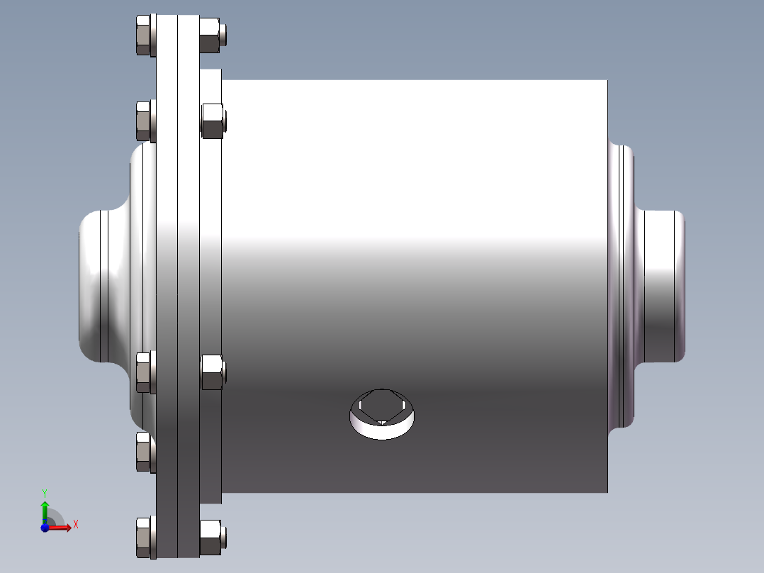 高尔夫7限滑差速器设计含三维SW模型+CAD图纸+说明书前视图