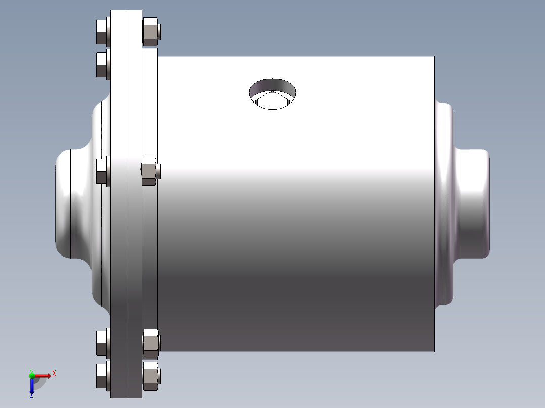 高尔夫7限滑差速器设计含三维SW模型+CAD图纸+说明书俯视图