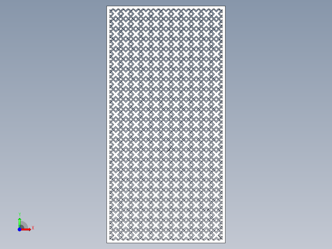 激光切割面板2前视图
