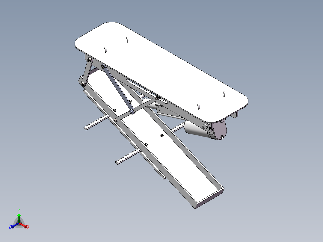 电视架+400+24.23+003正等轴测图