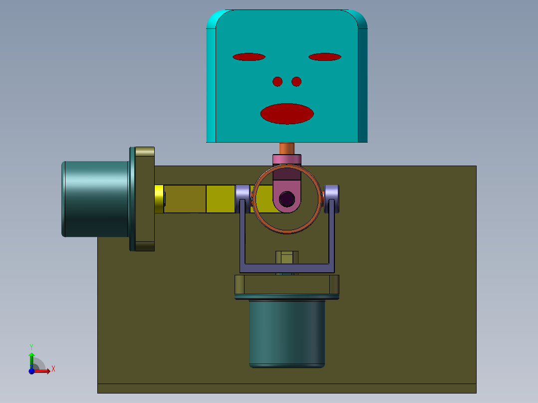 摇摆摄像头3前视图