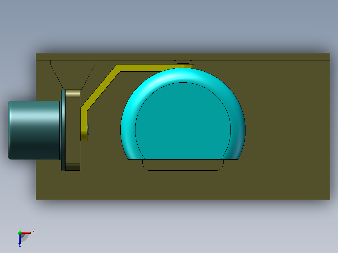 摇摆摄像头3俯视图