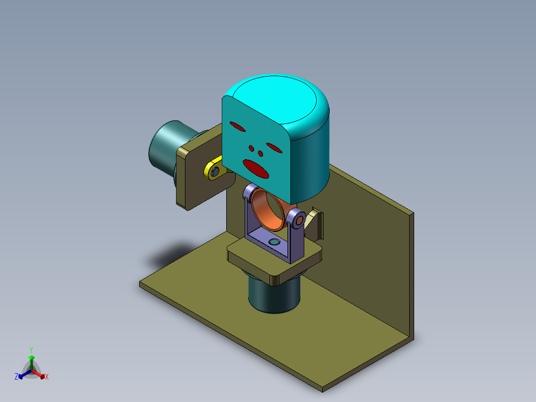 摇摆摄像头3正等轴测图