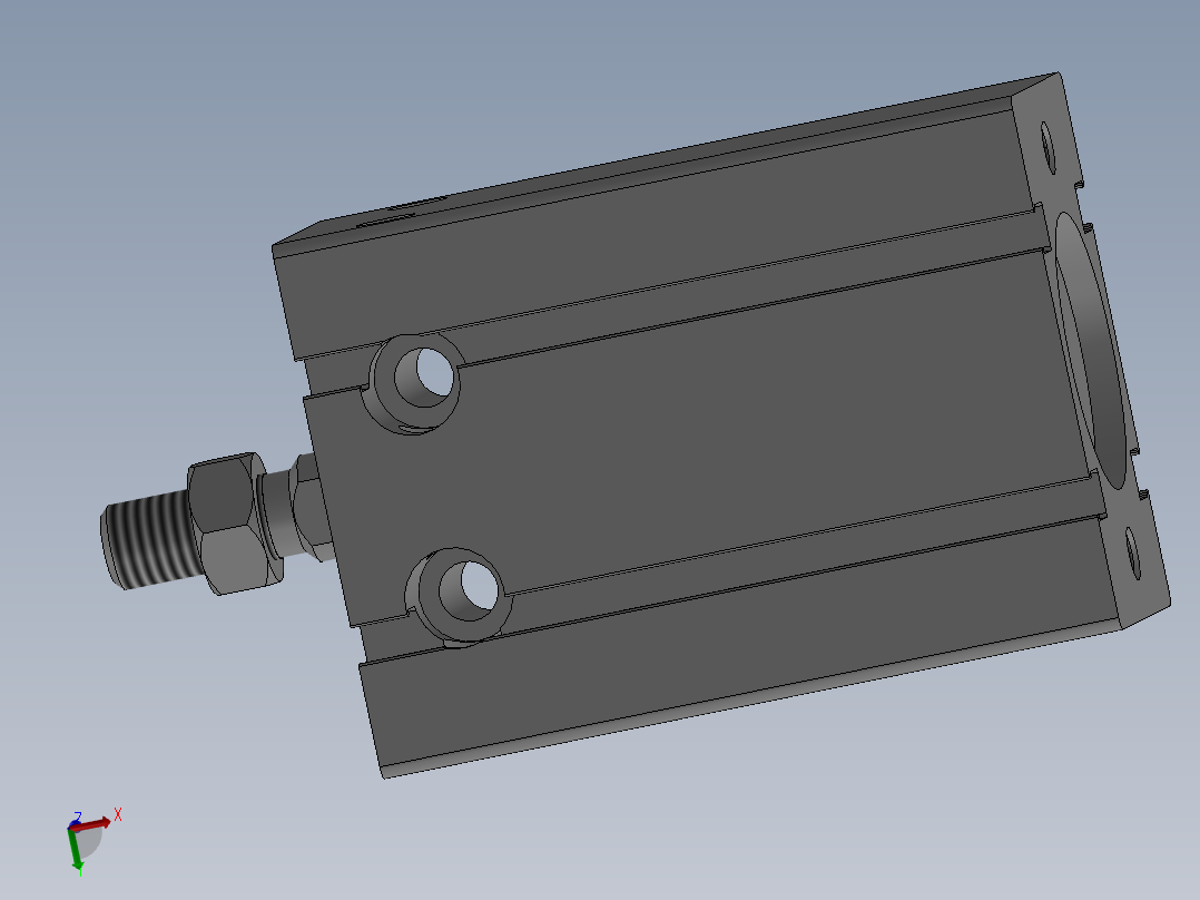 气缸MD25x20SB主视图