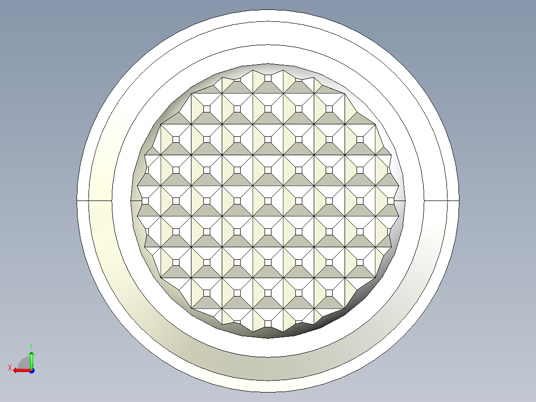 半圓定位珠螺絲(迴轉防止B)2270-3D多系列多零件图纸模型后视图