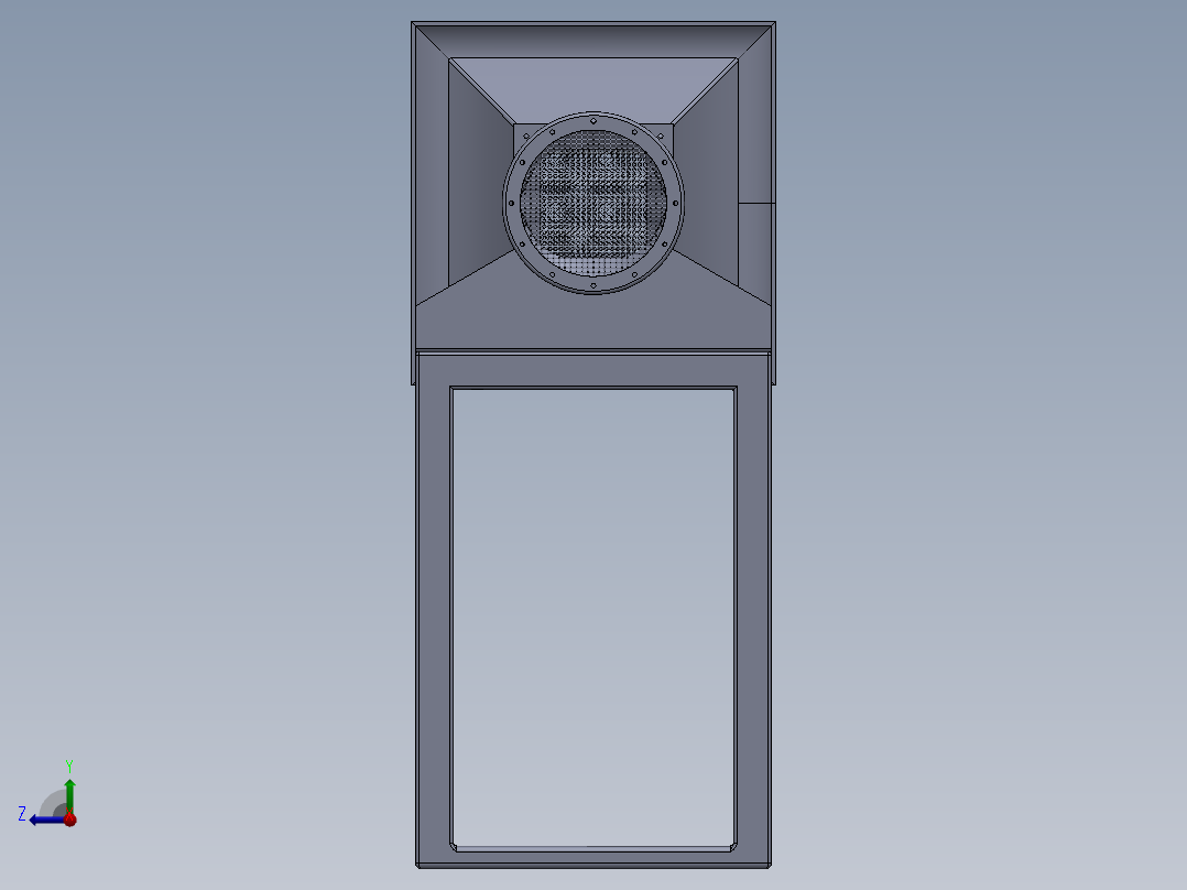 音速风洞（风机）右视图