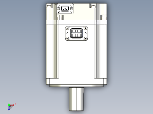 电机MS6S-80TH30B3-20P7.IGS俯视缩略图