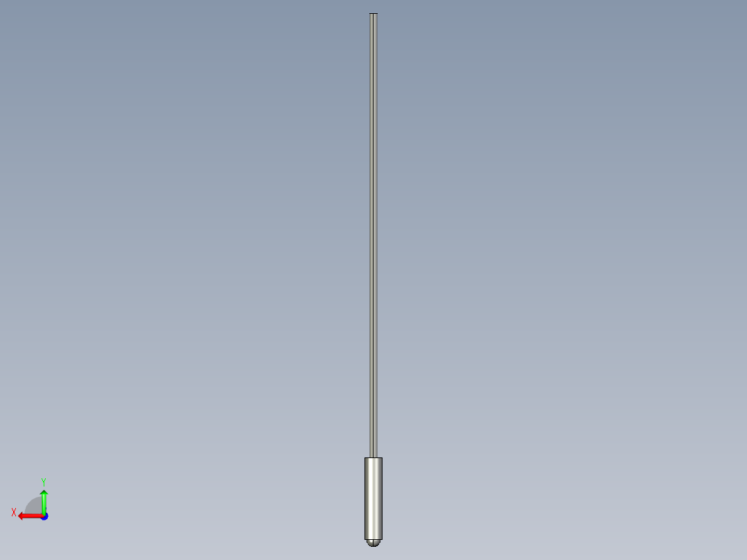 基恩士PS-58_kc图纸模型后视图