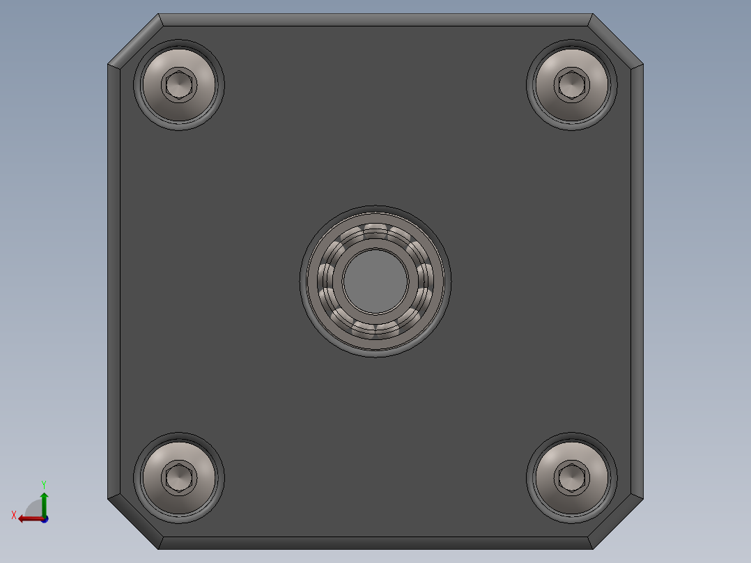 Nema17步进电机 (2)后视图