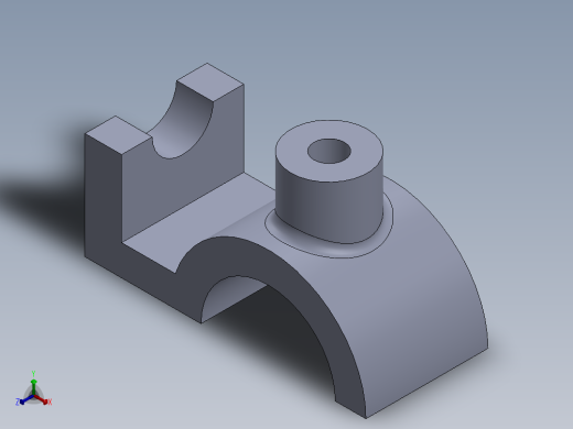 机械零件图16正等轴测缩略图