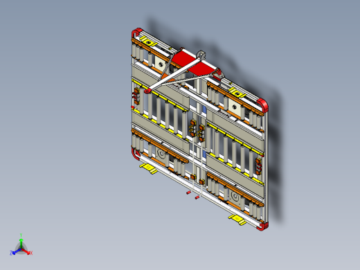 移动托盘车，非机动正等轴测缩略图