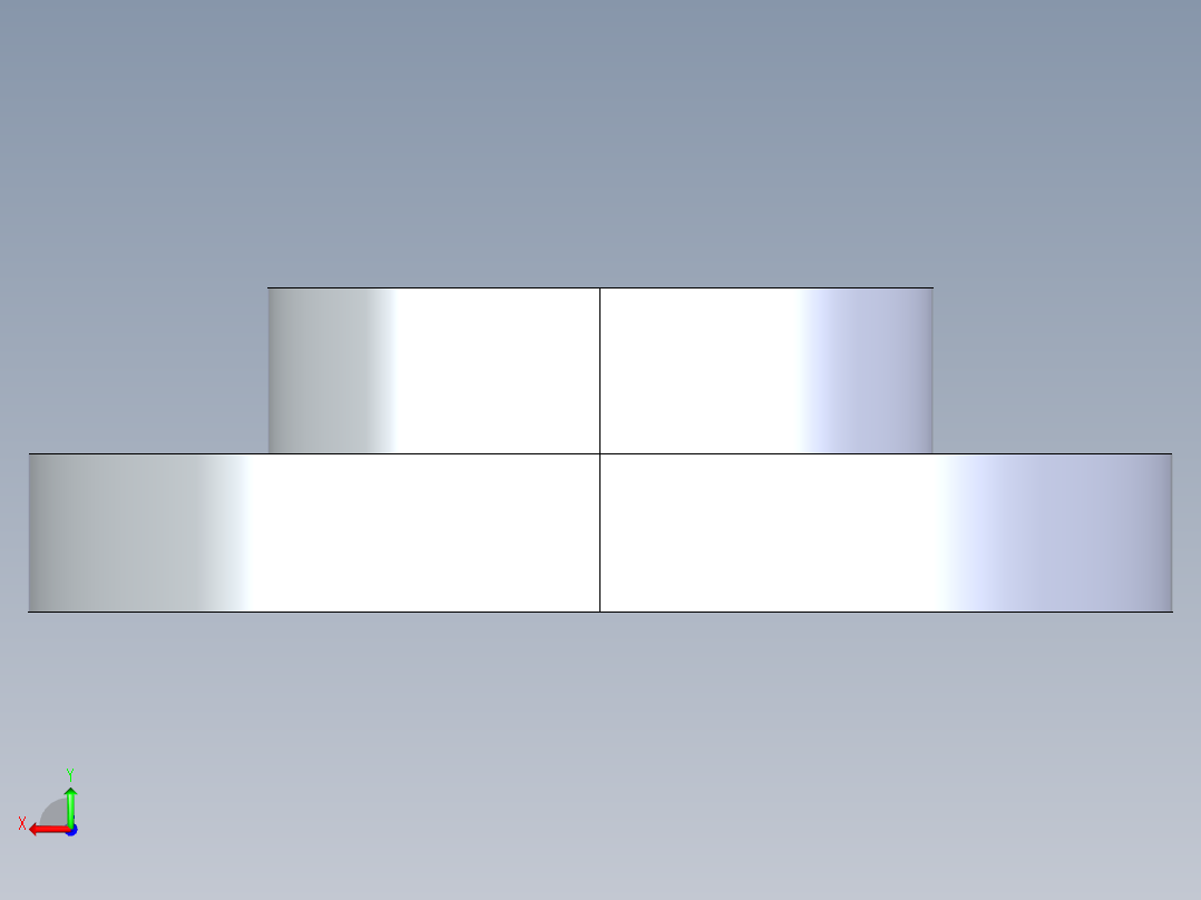 CPVC管件23-Sch80_Flange One-Piece_SOC_9851-040_4in后视图