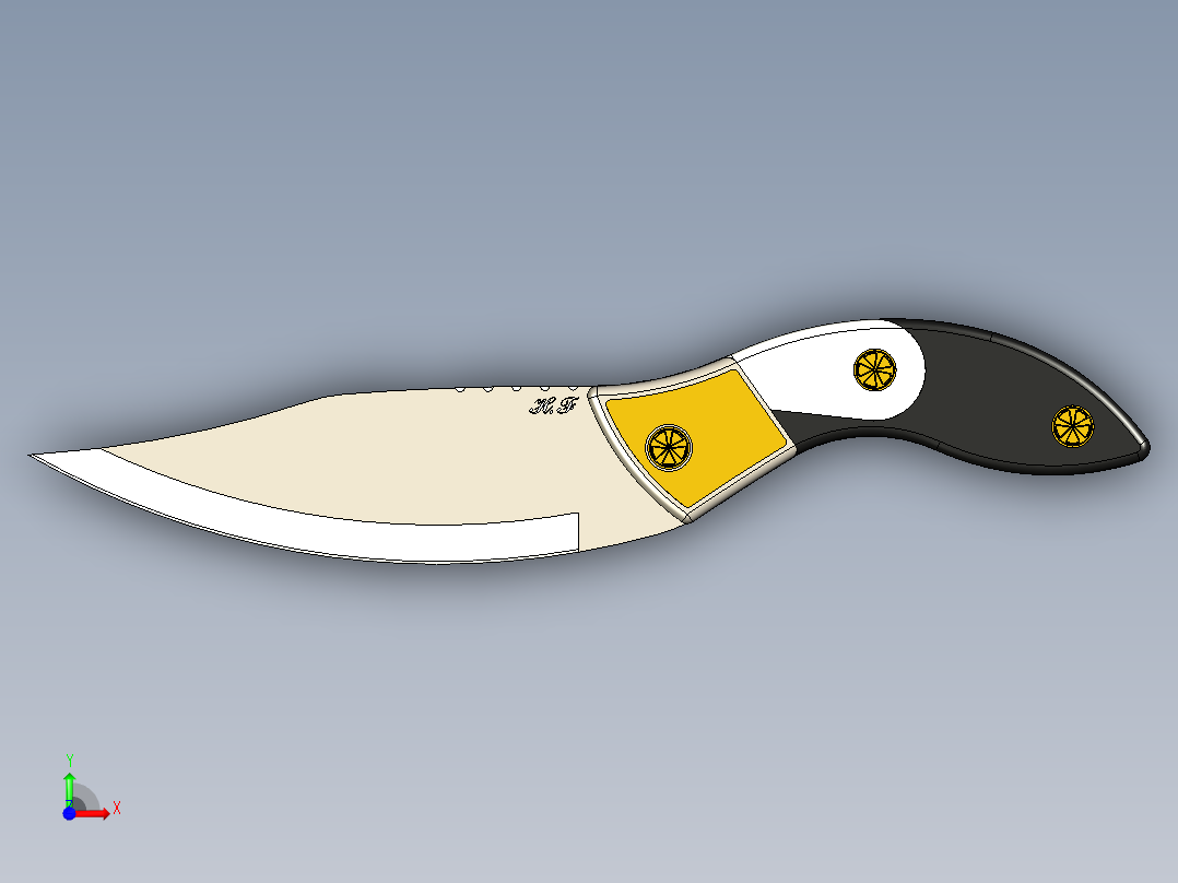 剑、宝剑(140)前视图