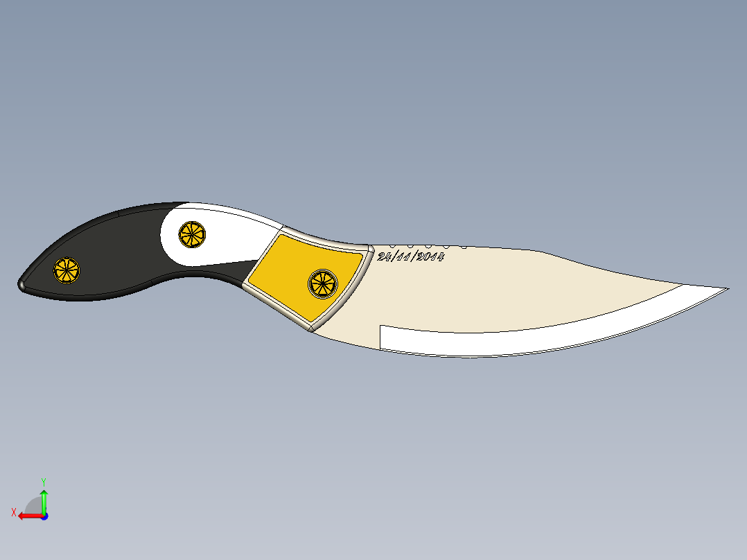 剑、宝剑(140)后视图