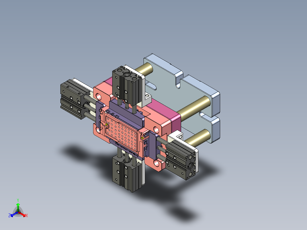 R4-CNC7笔记本CNC工装夹具三维模型150903正等轴测图