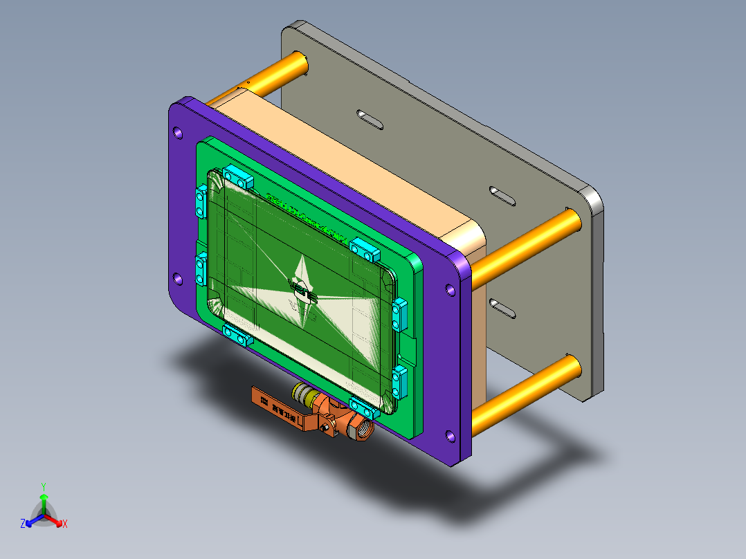 G551-A-笔记本CNC工装夹具三维模型CNC1