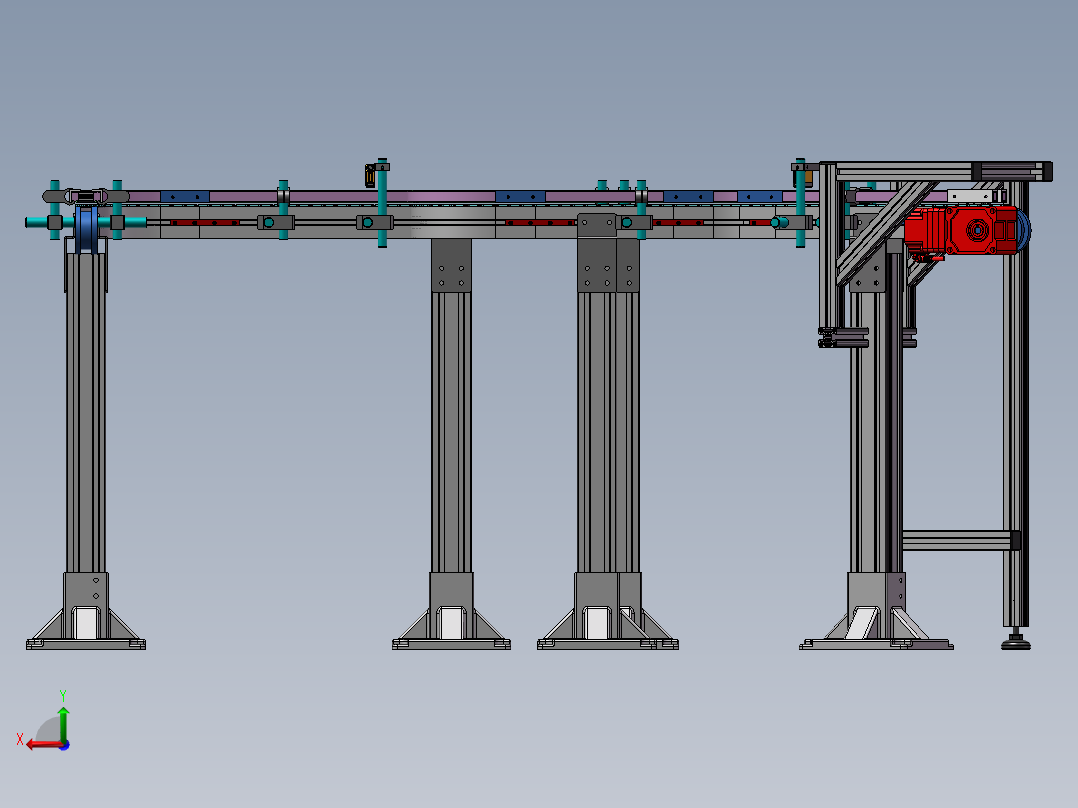 2023.02月-柔性输送线sw18可编辑后视图
