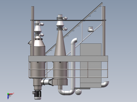 气流分级机sw18可编辑俯视缩略图
