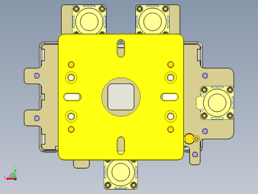 IPAD外壳铣侧孔治具模型后视缩略图