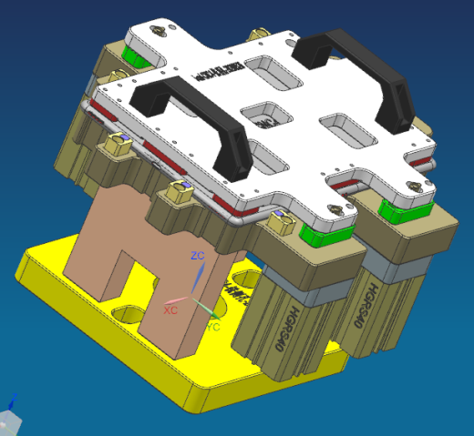 IPAD外壳铣侧孔治具模型缩略图