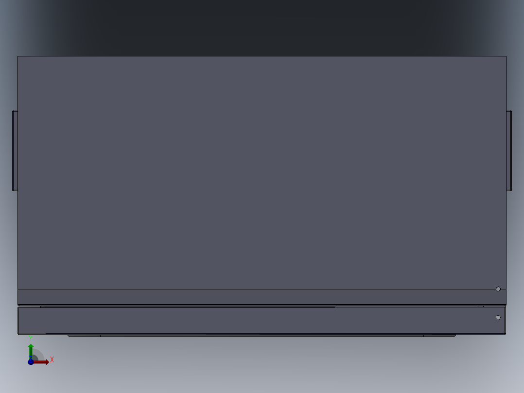 电控柜、密封性好的电气壳前视图