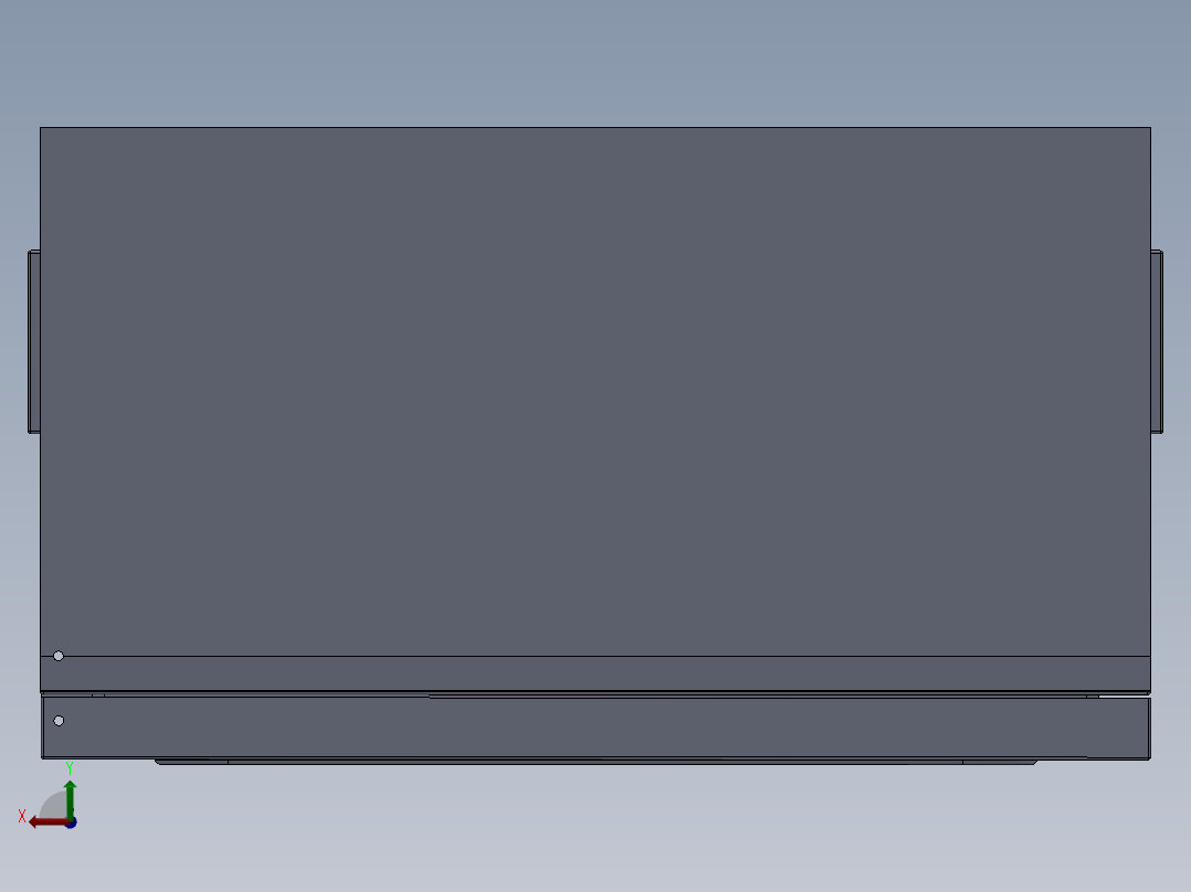 电控柜、密封性好的电气壳后视图
