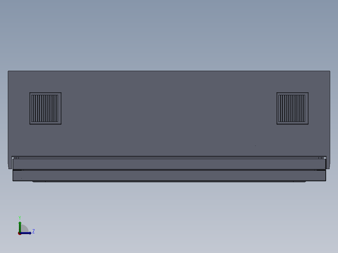 电控柜、密封性好的电气壳左视图
