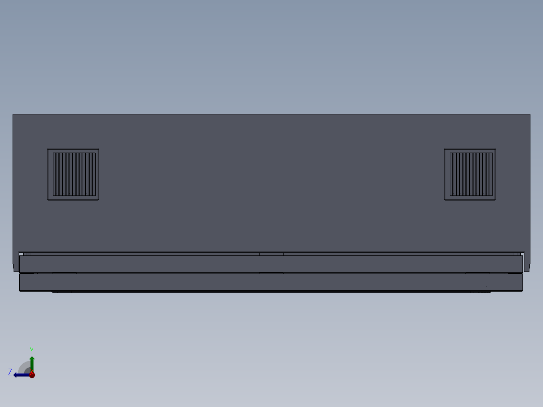 电控柜、密封性好的电气壳右视图