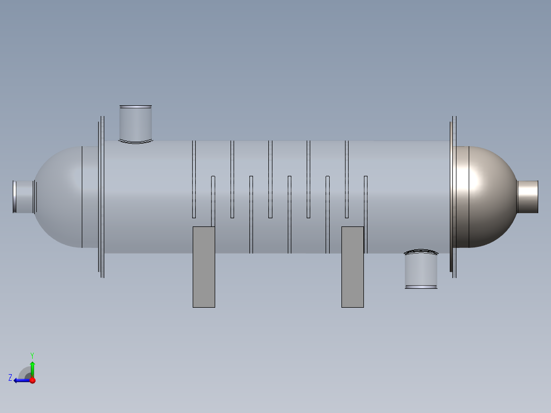 A0002458-壳管式热交换器右视图