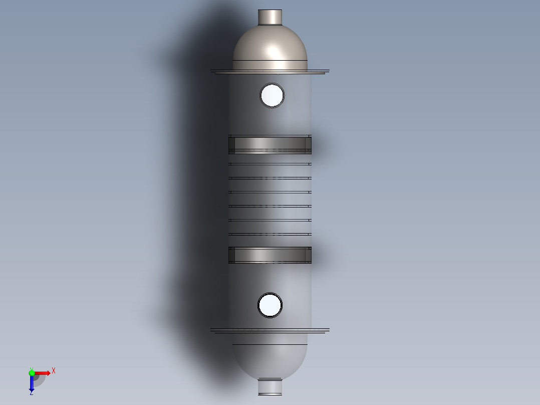 A0002458-壳管式热交换器俯视图