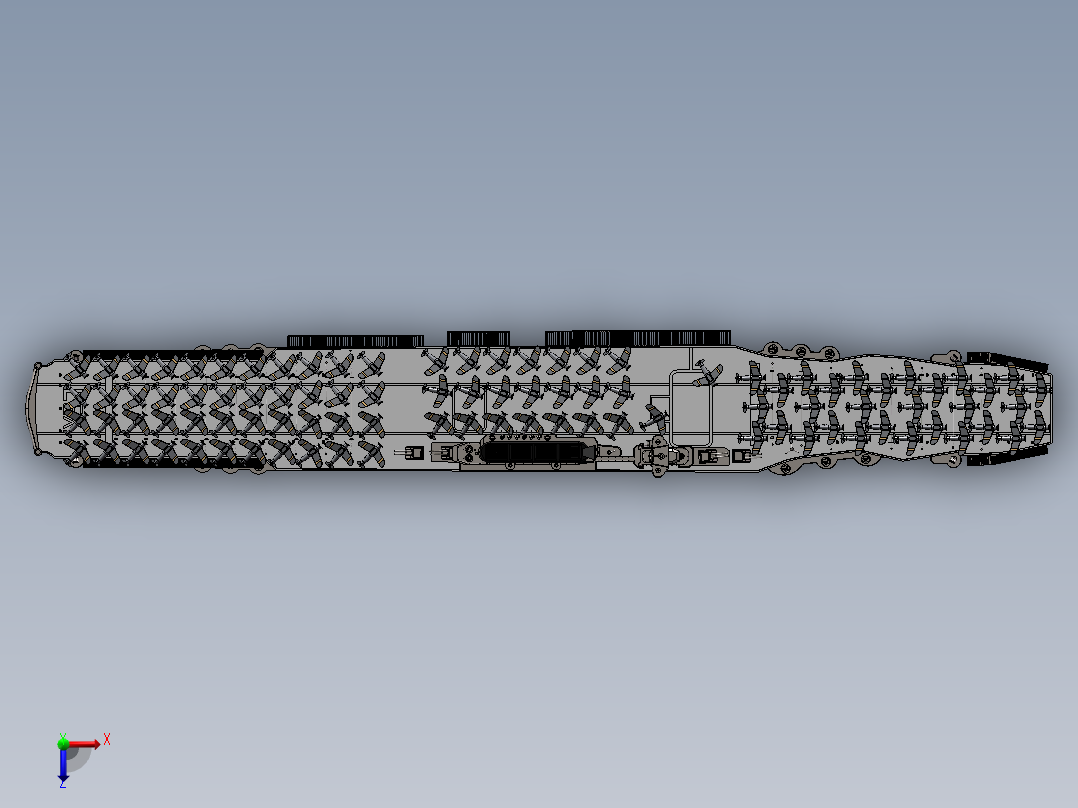 列克星敦号航空母舰俯视图