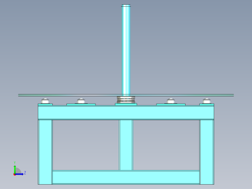 放钢带支架左视缩略图
