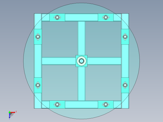 放钢带支架俯视缩略图