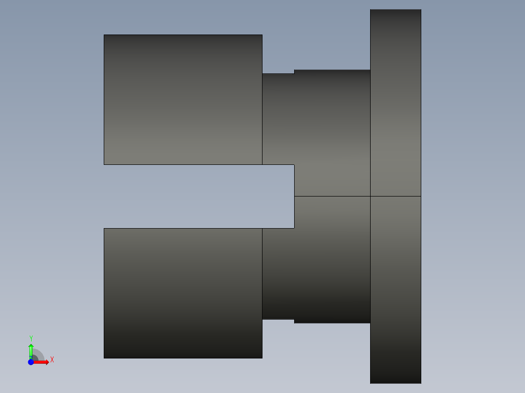 CB-30 3mm LED外壳前视图