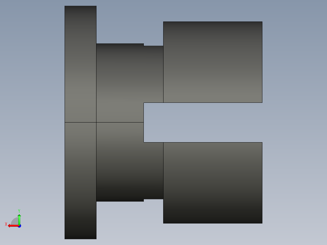 CB-30 3mm LED外壳后视图