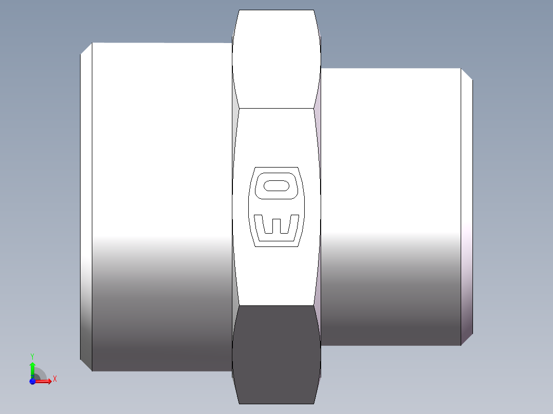 直通变径-GR、1C-22-26前视图