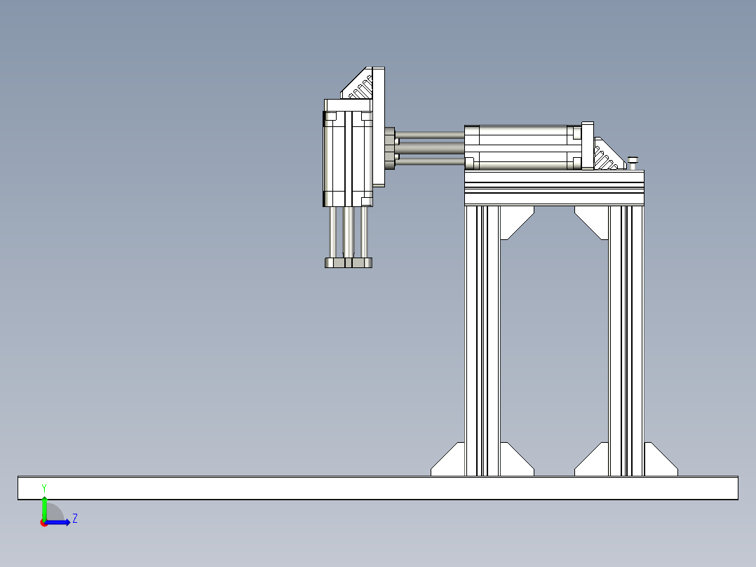 B2004847-Festo气缸抓取和放置左视图
