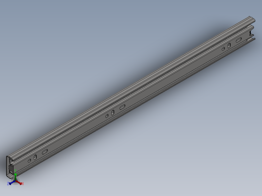 GTV PK-0H30-4000滑轨正等轴测缩略图