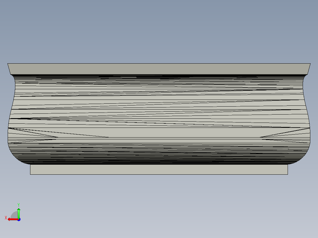 盆栽盆景后视图