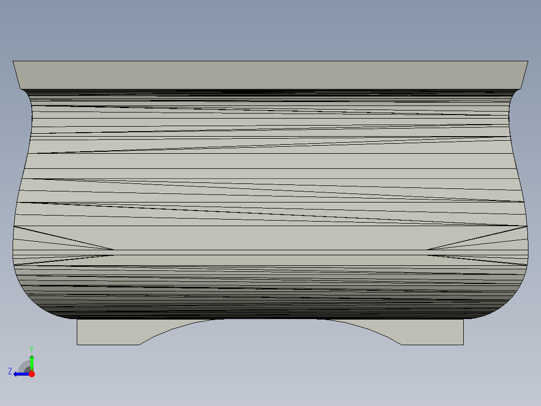 盆栽盆景右视图